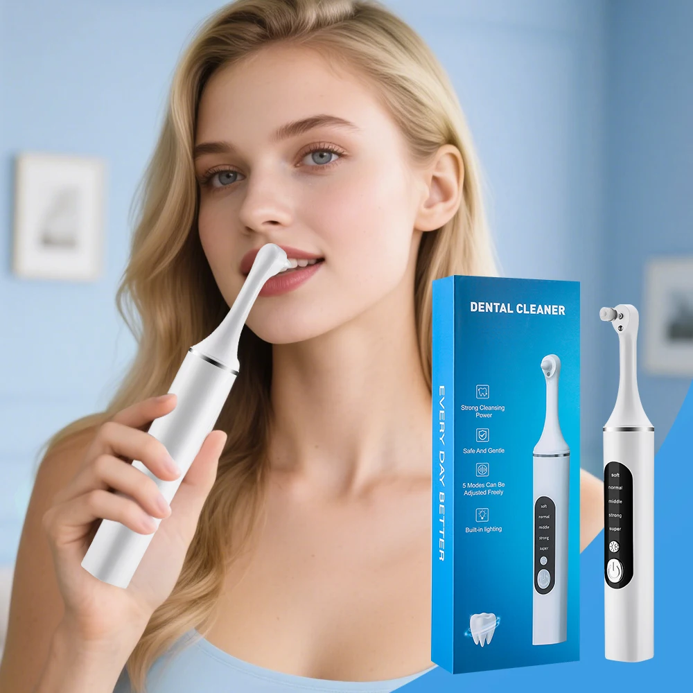 Teeth Whitening Toothbrush - Electric Tooth Polisher Teeth Whitening Cleaner