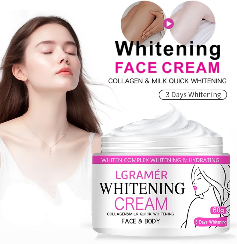 Charcoal Whitening Paste - Face Body Brightening Cream Neck Knee
