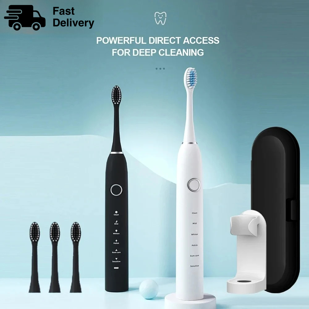 Teeth Whitening Vape - KLXKLX Sonic Electric Toothbrush IPX7 Rechargeable