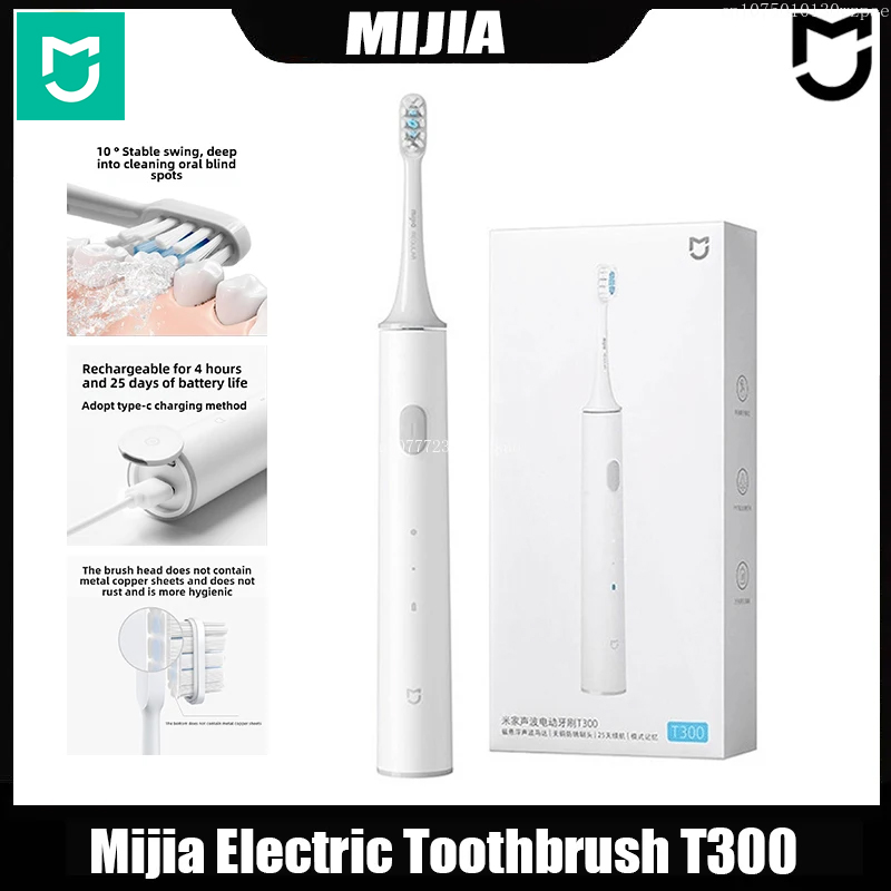 Mijia Electric Toothbrush T300 - đánh giá và giá Teeth Whitening Toothbrush