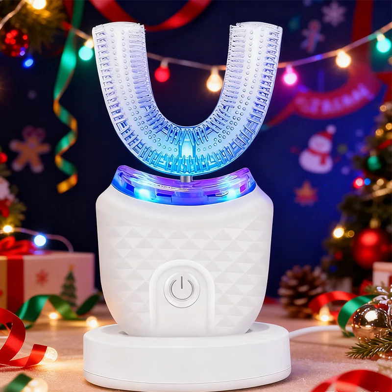 TOP NEW Portable U-Shaped Elec - đánh giá và giá Teeth Whitening Toothbrush