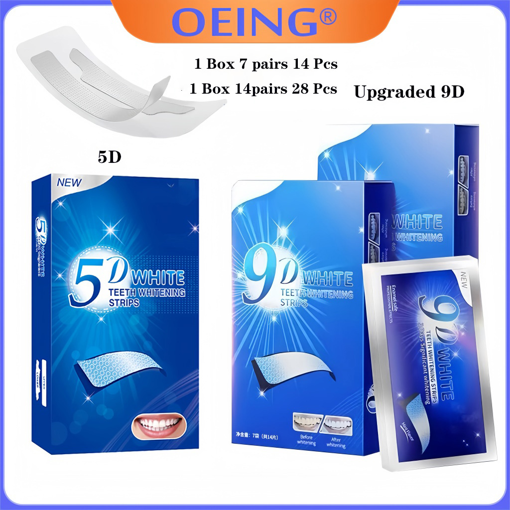 9D 5D Teeth Whitening Strip 14 - đánh giá và giá Teeth Whitening Home Kit