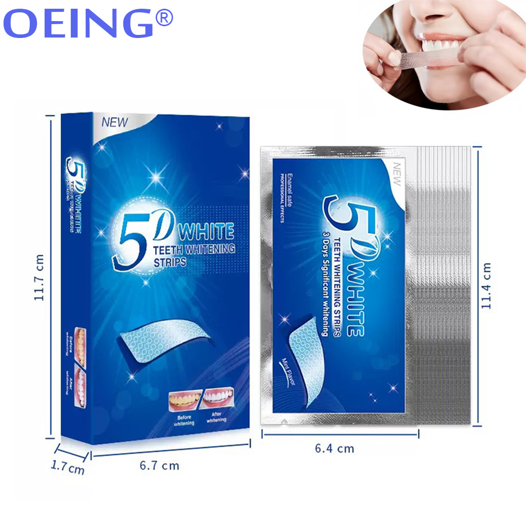 9D 5D Teeth Whitening Strip 14 - đánh giá và giá Teeth Whitening Home Kit