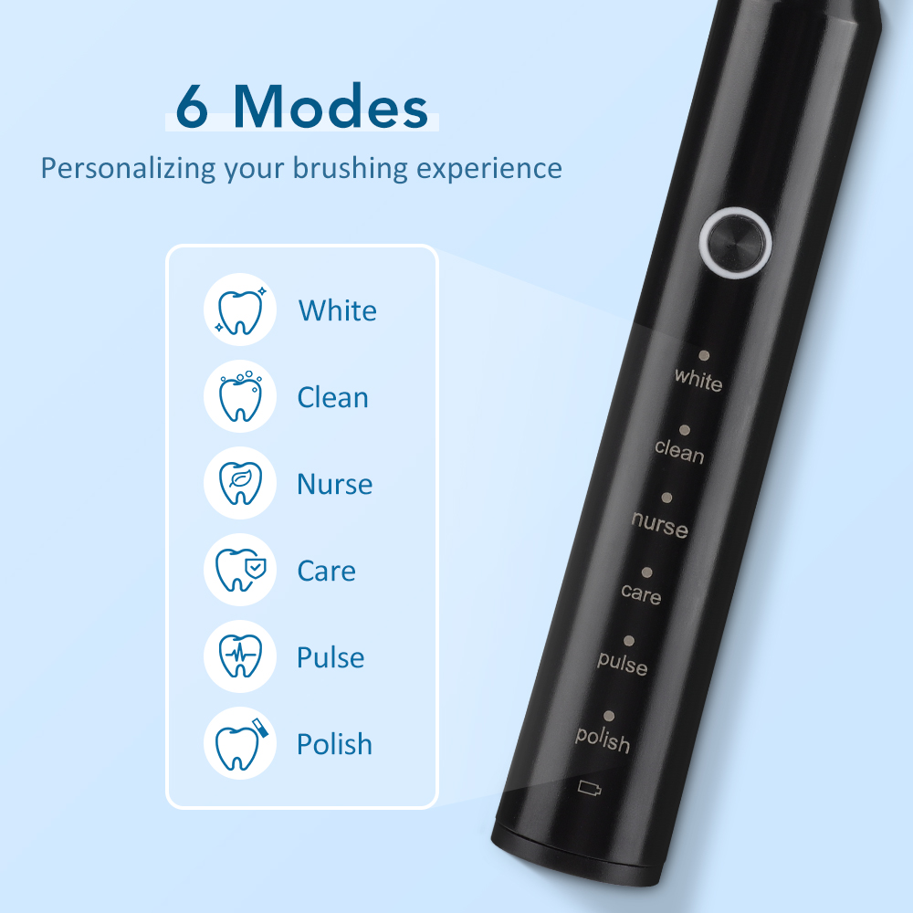 Electric Sonic Toothbrush 2-Mi - đánh giá và giá Teeth Whitening Toothbrush