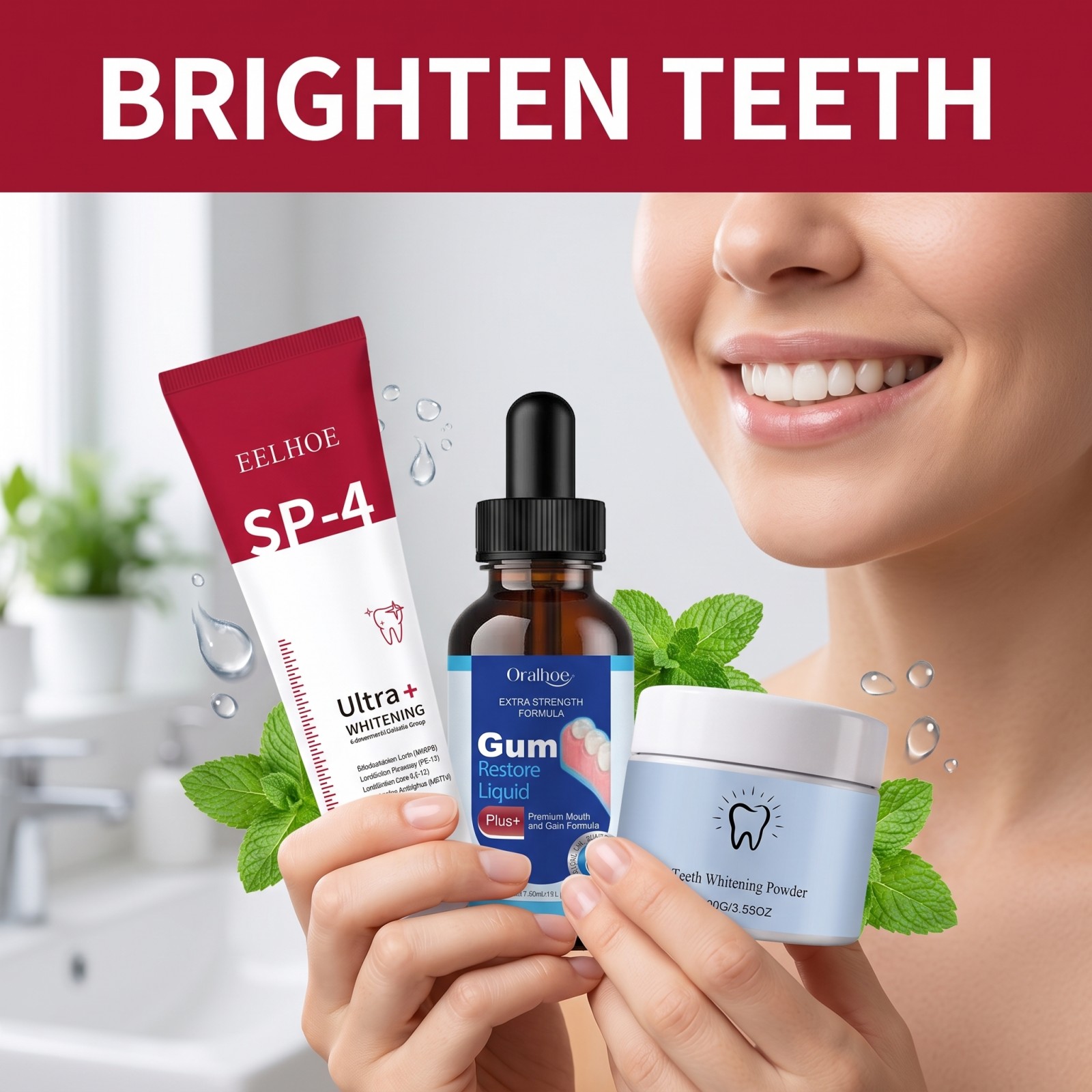 Oral Care Combo Set Whitening  - đánh giá và giá Teeth Whitening Doctor