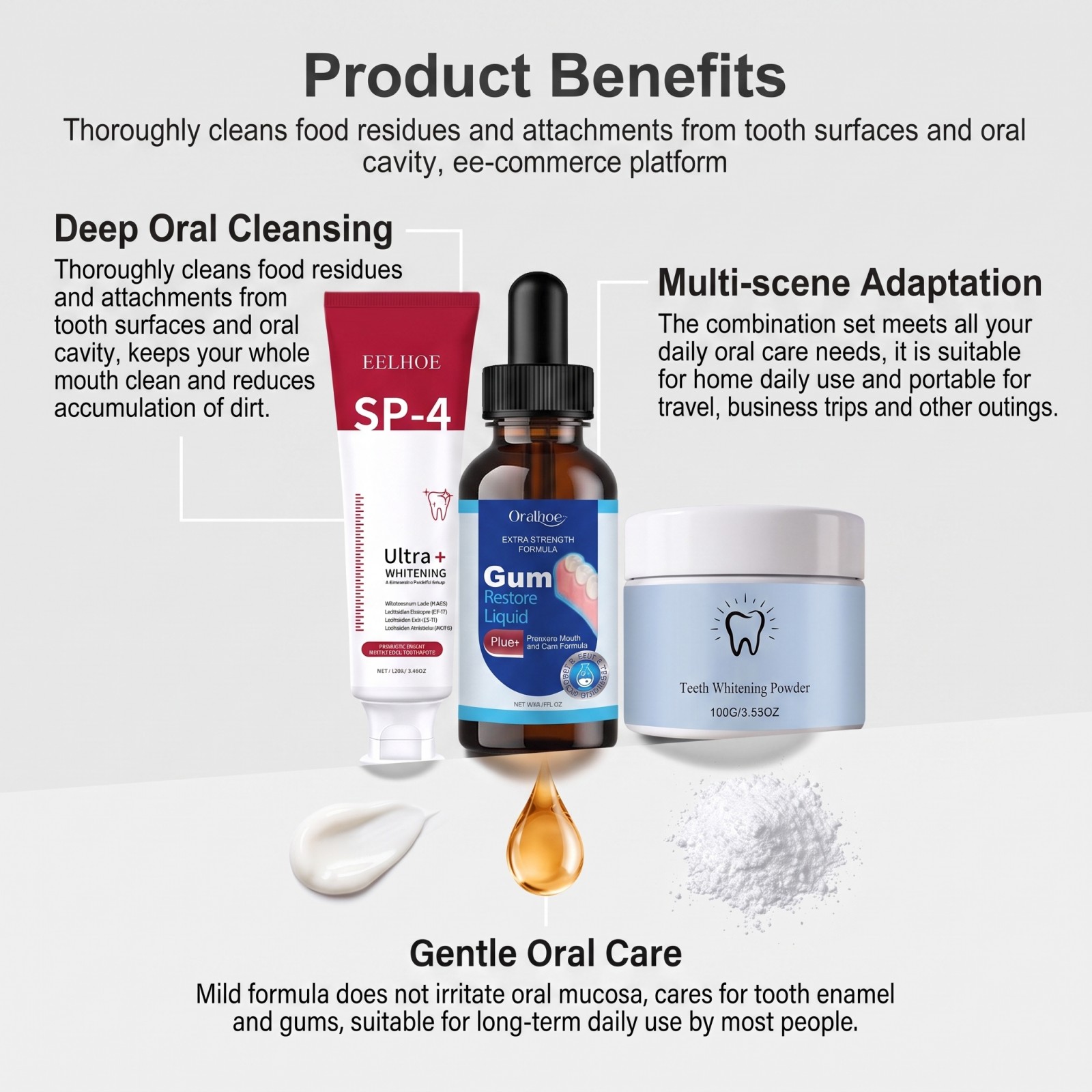 Oral Care Combo Set Whitening  - đánh giá và giá Teeth Whitening Doctor