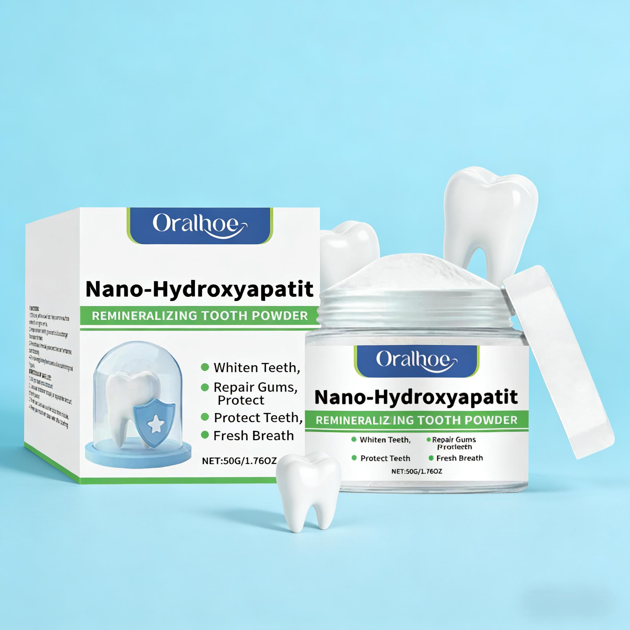 Oralhoe Whitening Tooth Powder - đánh giá và giá Teeth Whitening Flash