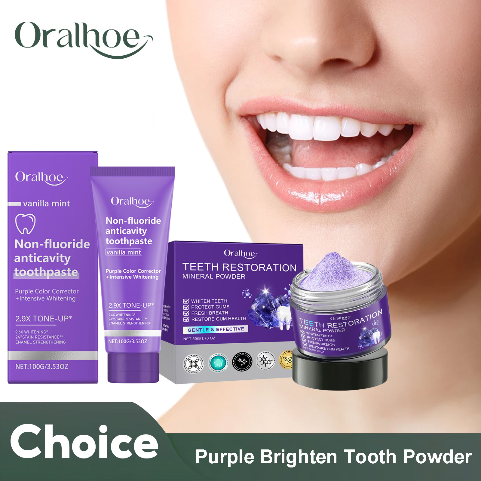 Teeth Restoration Mineral Powd - đánh giá và giá Teeth Whitening Vape