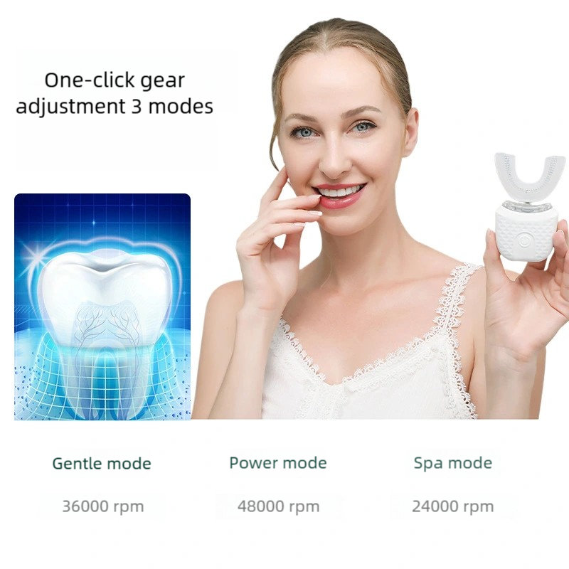 Portable U-shaped electric too - đánh giá và giá Teeth Whitening Toothbrush