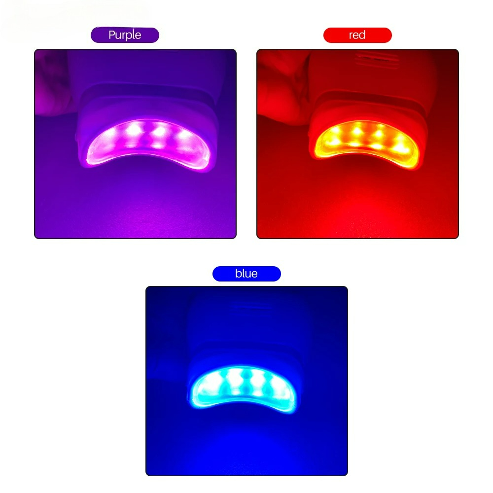 Adjustable 3 Colors LED Teeth  - đánh giá và giá Teeth Whitening Led