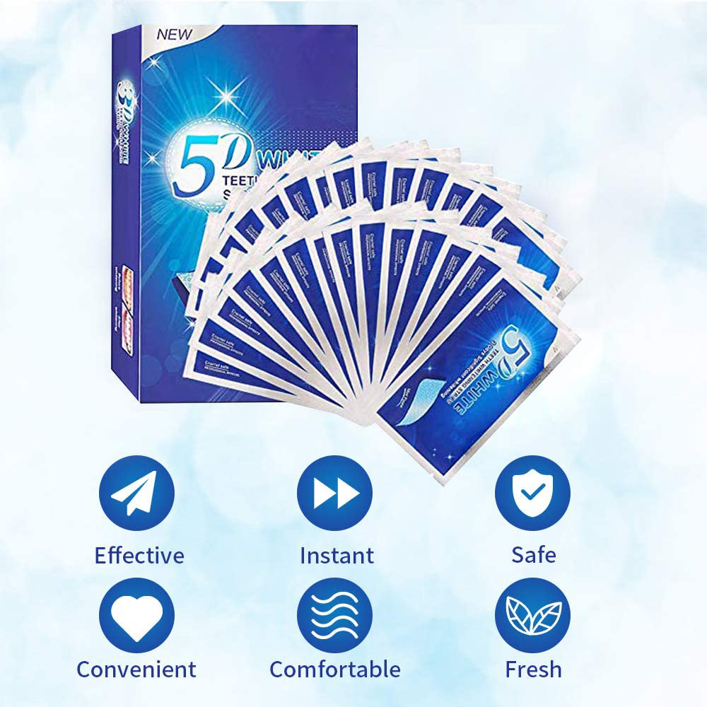 5D White Teeth Whitening Strip - đánh giá và giá Teeth Whitening Doctor