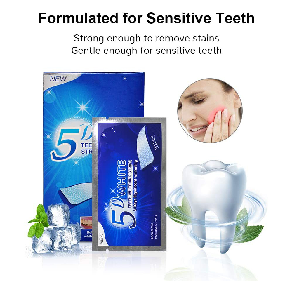 5D White Teeth Whitening Strip - đánh giá và giá Teeth Whitening Doctor