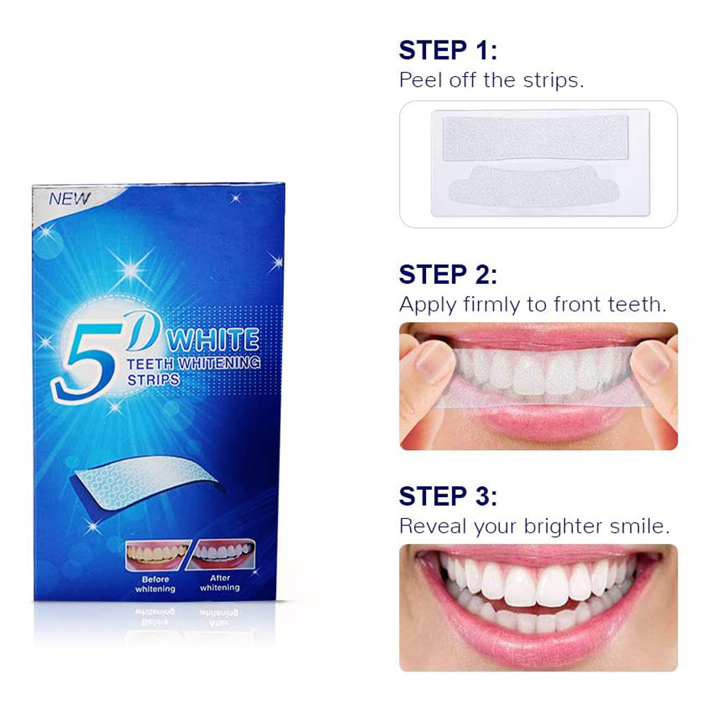 5D White Teeth Whitening Strip - đánh giá và giá Teeth Whitening Doctor