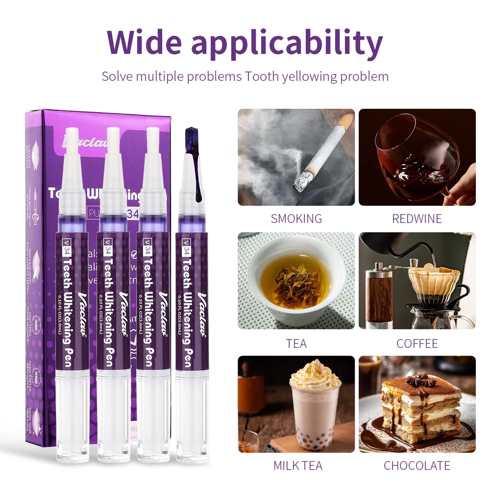 Vaclav V34 Purple teeth whiten - đánh giá và giá Teeth Whitening Doctor